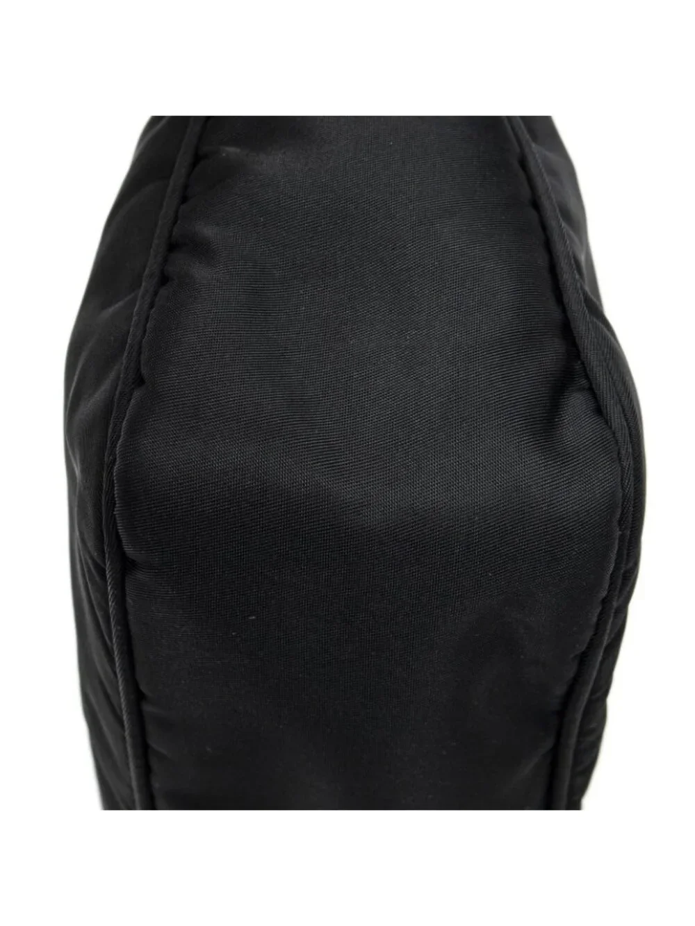Prada Mini Zip Hobo Black Nylon Canvas - Picture 7 of 15